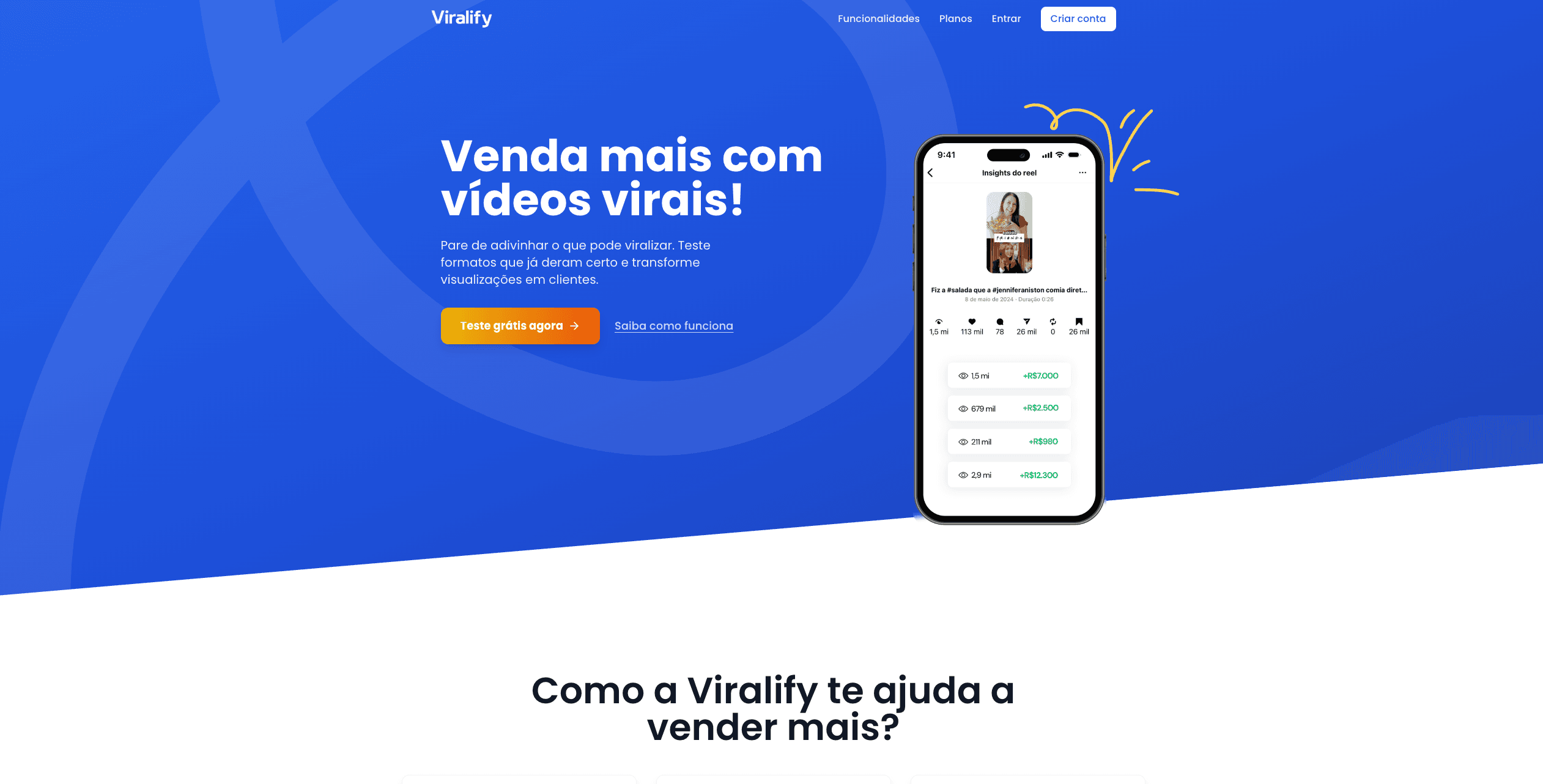 Viralify - Plataforma de an谩lise de v铆deos virais com IA
